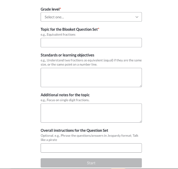 Blooket AI content generation