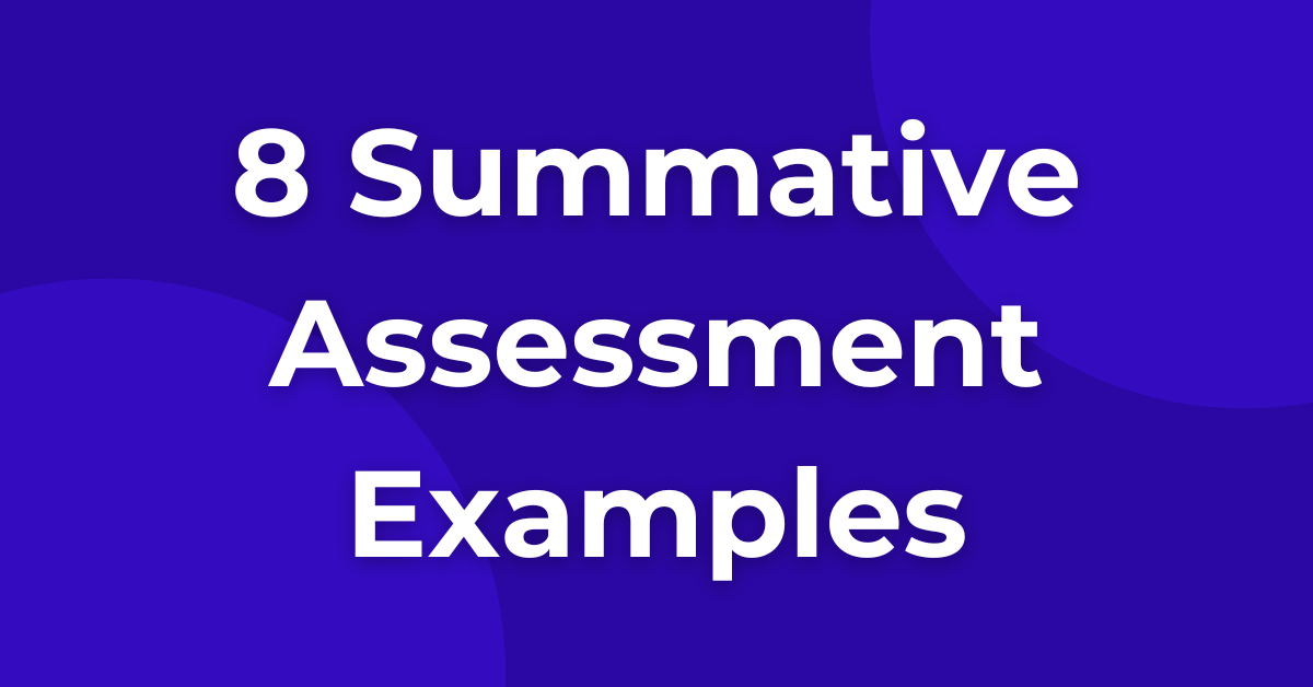 Summative Assessment Example Final Project 8 Summative Assessment Examples That Really Measure Learning