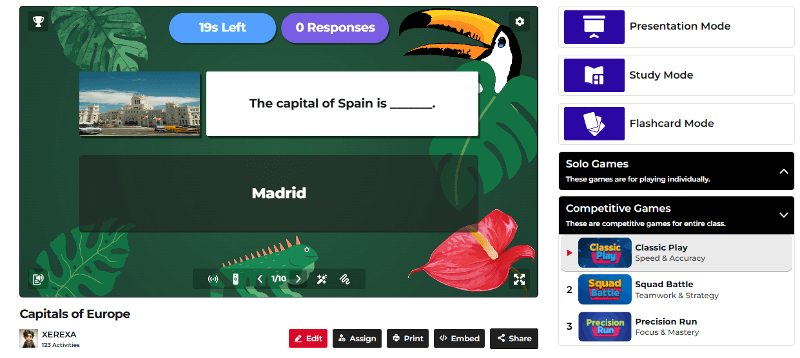 Tarphi competitive game