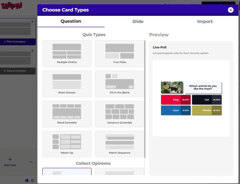 Tarphi content creation